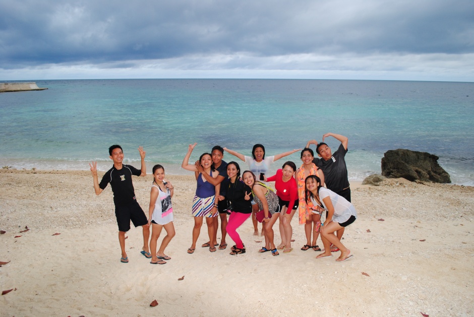 With friends at Salagdoong Beach, Maria, Siquijor